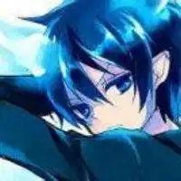 微信头像漫画男蓝头发微信头像图片大全