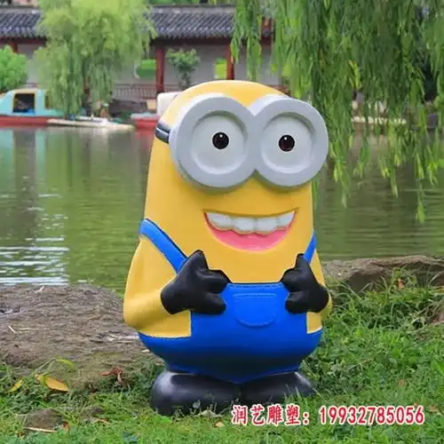 玻璃钢彩绘卡通动物雕塑海口卡通玻璃钢雕塑加工厂润艺雕塑