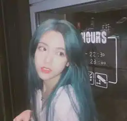 女生头像_蓝色系女头