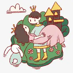 手绘卡通可爱梦幻童话公主王子图片素材其他格式下载动漫人物大全