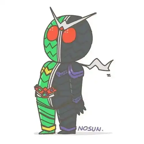 平成二十骑士歪头头像