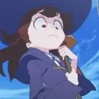 小魔女的卡通头像皮套