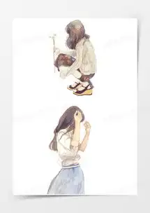 人物插画唯美系列手绘