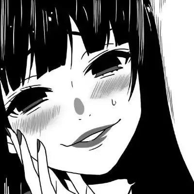 念七黑白动漫女生成熟魅力头像