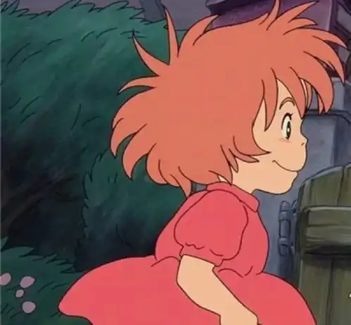 宫崎骏动漫头像波妞与宗介