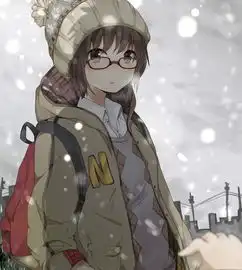 情侣头像动漫分开唯美头