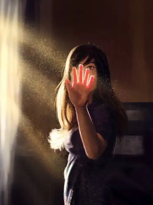 美国数字艺术家创作的美女肖像,已经超越了个别专业的画家