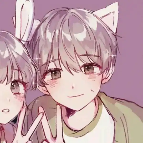 暖暖的动漫男生头像情侣