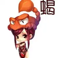 天蝎座卡通头像