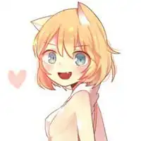 猫耳少女动漫头像蓝色系