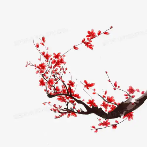 水墨风格傲雪寒梅png图片素材免费下载psd格式26002600像素熊猫办公