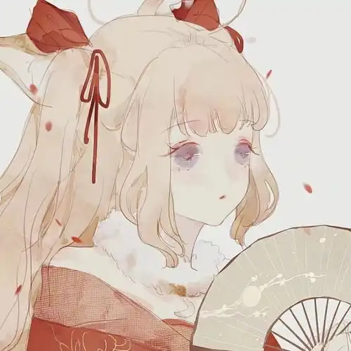女头像动漫古风清秀拟人