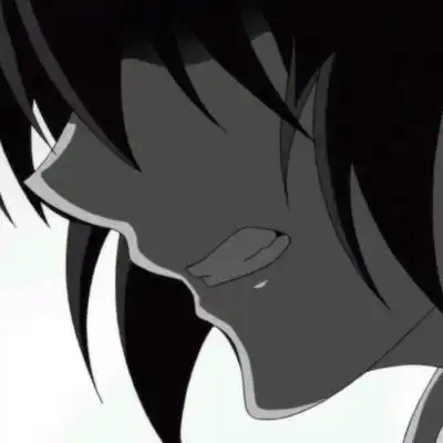 好看的男生头像黑白动漫侧脸少年同盟