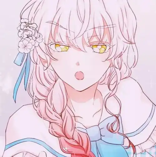 动漫头像看天上的月吹人间的风