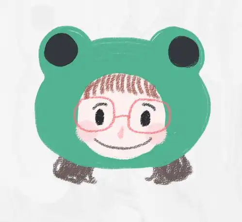 给近视小伙伴的一组萌系头像,快来认领