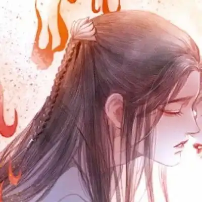 古风头像红色系一对绵绵