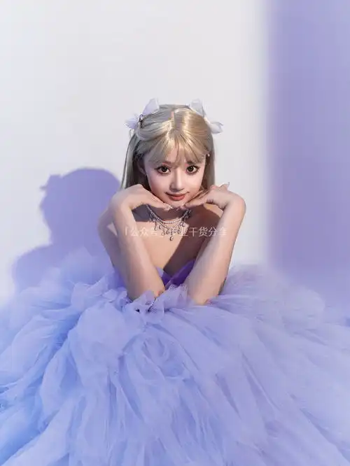 yidl27818000美业模特人物蓝紫冷色系摄影写真网红高清无水印