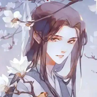 纯白色系动漫头像男古风