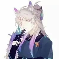 动漫古装男生头像动漫古装长发吹笛子男生头像