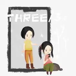 倒计时卡通人物少女系列风格数字3图片素材其他格式下载动漫人物大全