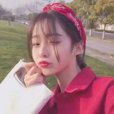 粉色系头像真人粉色控韩系女生头像