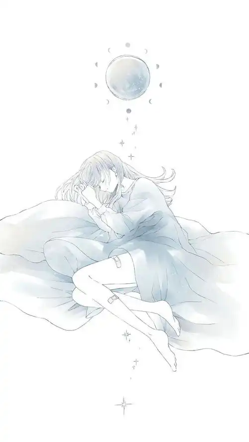 1672期手机壁纸人愿长久,水愿长流