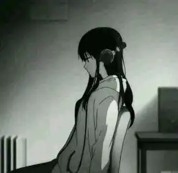 求黑白女生头像