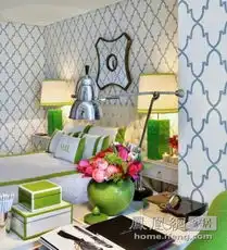 如何恰当使用绿色点缀卧室