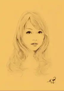 卡通动漫人物素描图片