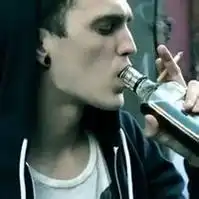 堕落头像男生水里