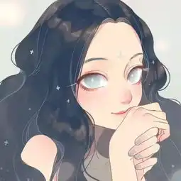 卡通卖萌女生头像纤细