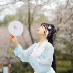 古风拿伞唯美头像女