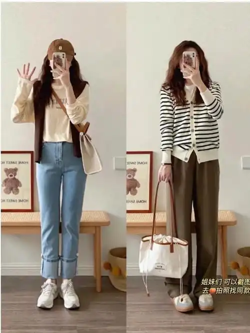 早春日系风穿搭,可甜可盐,气质美女来袭