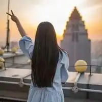 韩国头像女生背影图片韩系美女背影头像