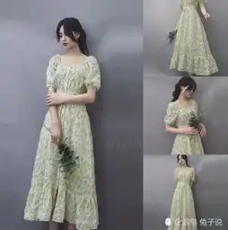 最近绿色系穿搭火了,假期旅游必备,行走的目光收割机