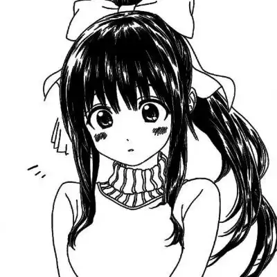 可爱又超级迷人的卡通二次元黑白女头让人很喜欢的黑白女头合集