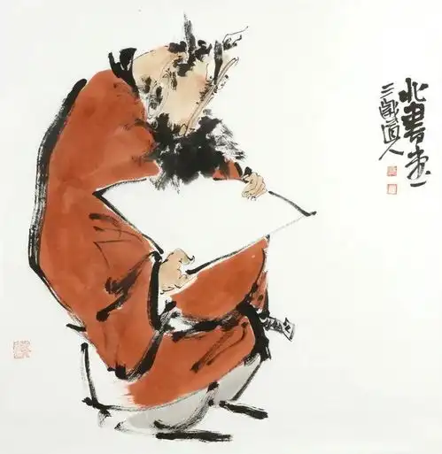 三岁道人王文超钟馗系列作品赏析