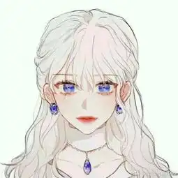 网图女头像韩系漫画白边