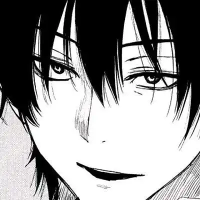 优质黑白动漫男头帅气