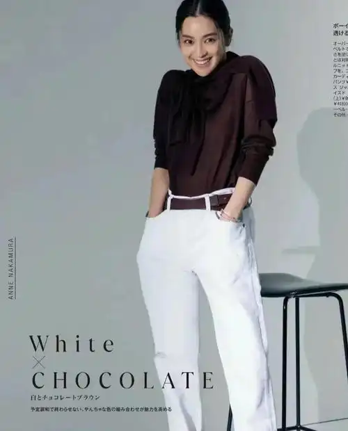 茶色白色,夏天最显高级感的配色太有气质了