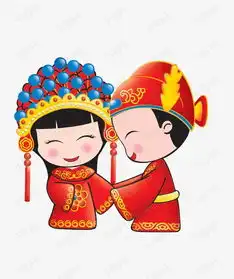 卡通新郎新娘素材图片免费下载高清节日素材png千库网图片编号2534756