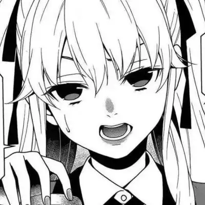 女生黑红白头像动漫