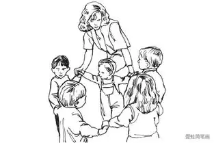 老师卡通头像简笔画评语