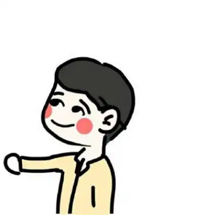 卡通韩国情侣头像一男一女2张分开,我动情一场只为你