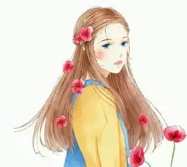 白色治愈系女生头像动漫