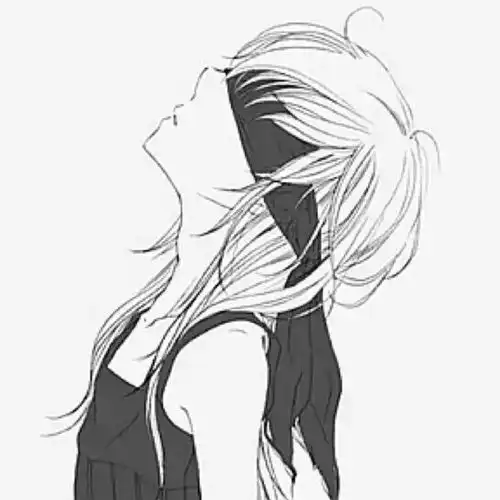 黑色系女生动漫壁纸情侣