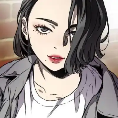 小黑裙卡通头像系列图片