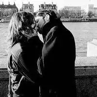 禁欲系头像情侣写真黑白