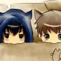 卡通猫头像情侣微信头像图片大全