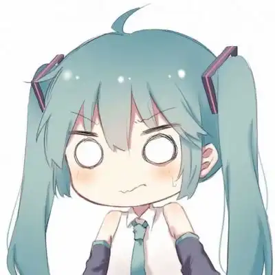 萌系q版女生头像初音未